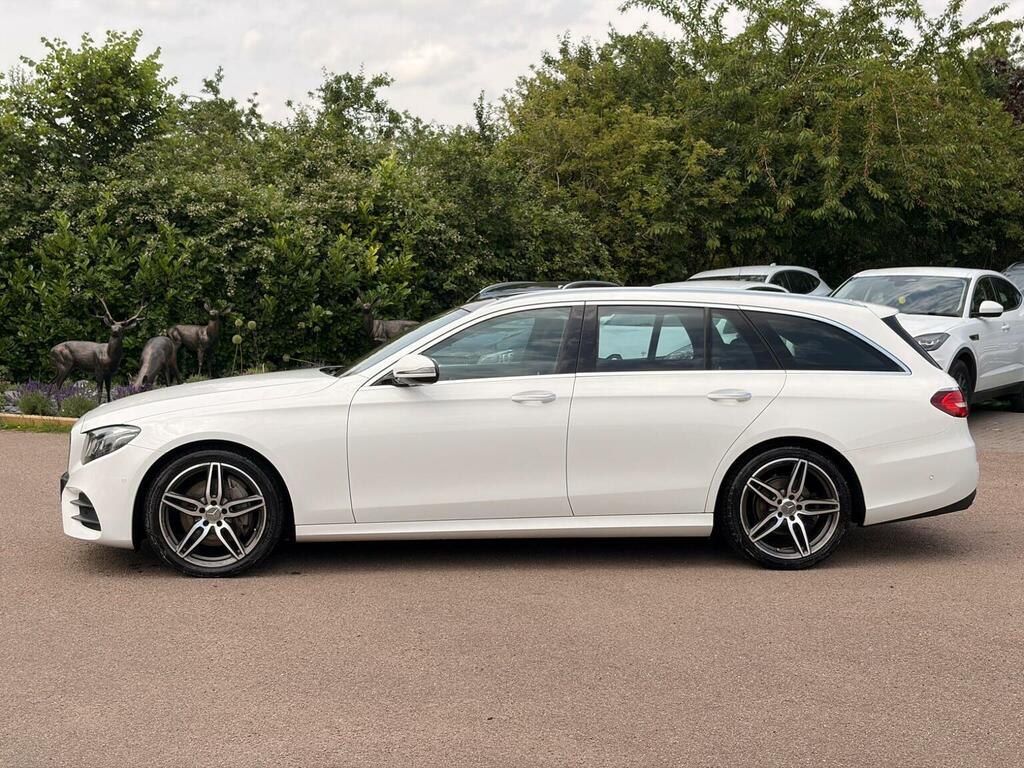 Mercedes-Benz E Class Estate 2.0 E220d Amg Line Premium Plus G-tronic DE17EFP White #4
