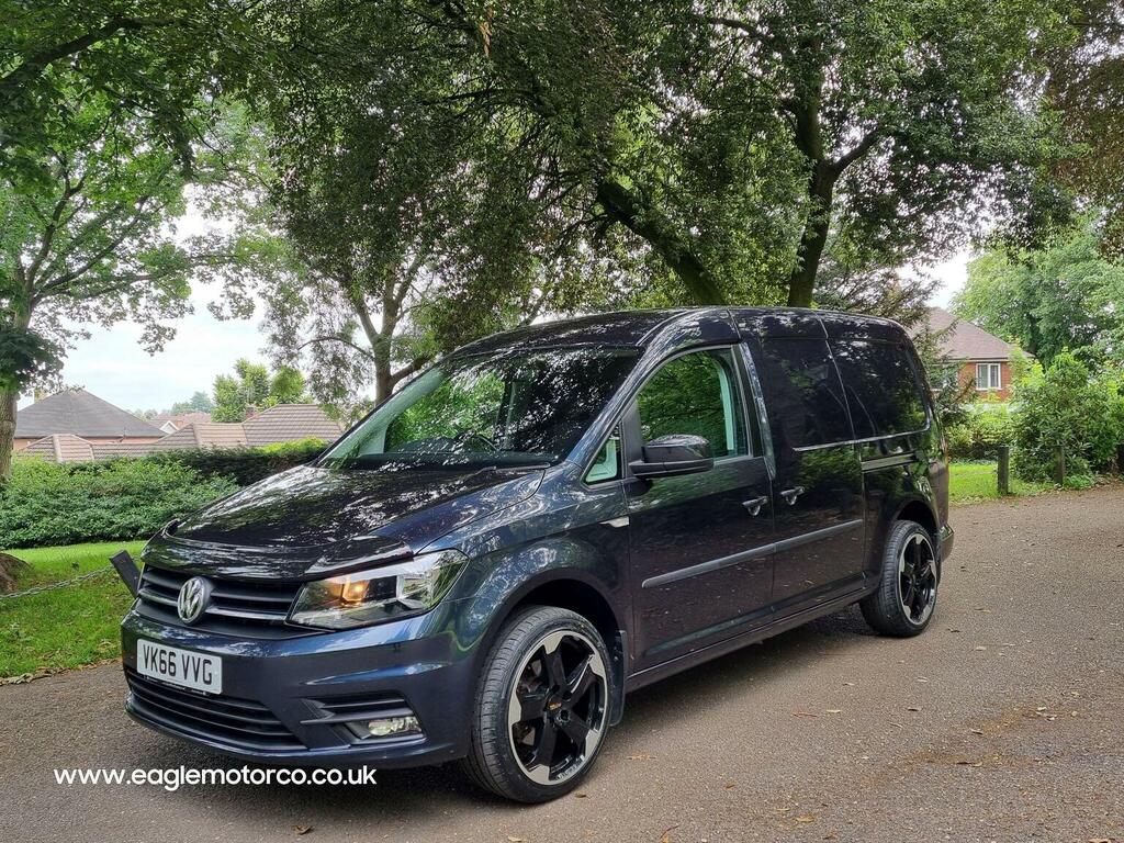 Volkswagen Caddy Maxi Panel Van 2.0 Tdi C20 Bluemotion Tech Highline Lwb Blue #3