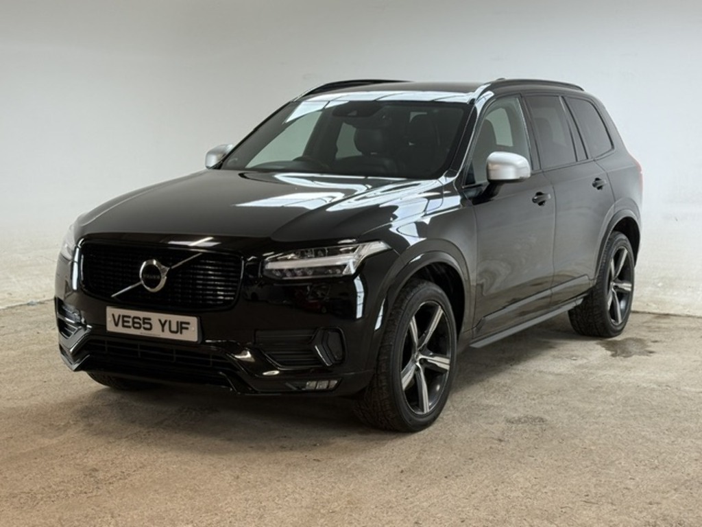Volvo XC90 D5 R-design U655 Ulez VE65YUF Black #3
