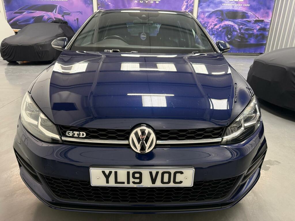 Volkswagen Golf 2.0 Tdi Gtd Hatchback Dsg Euro 6 S S YL19VOC Blue #4