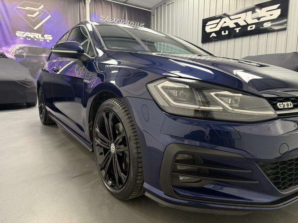 Volkswagen Golf 2.0 Tdi Gtd Hatchback Dsg Euro 6 S S YL19VOC Blue #2