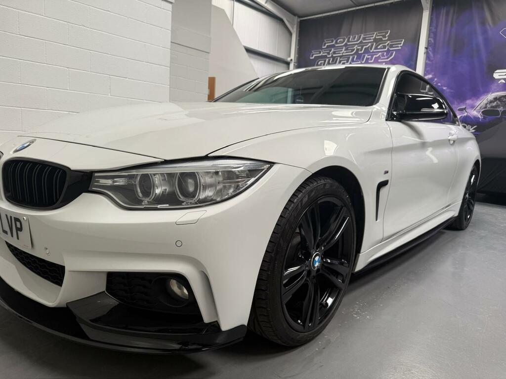BMW 4 Series Gran Coupe 2.0 420D M Sport Coupe Euro 6 S S White #6