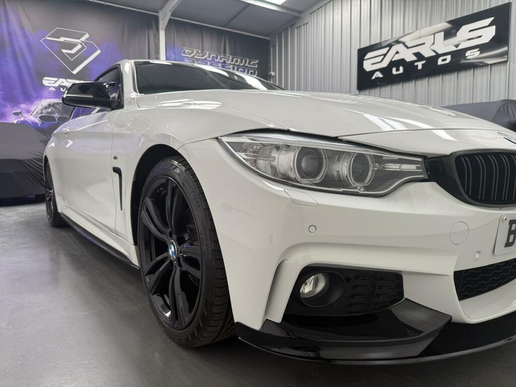 BMW 4 Series Gran Coupe 2.0 420D M Sport Coupe Euro 6 S S White #2