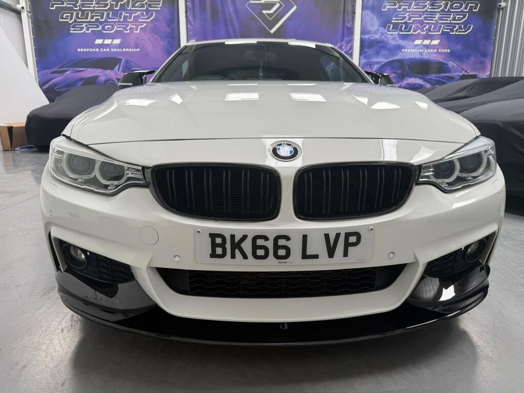 BMW 4 Series Gran Coupe 2.0 420D M Sport Coupe Euro 6 S S White #4
