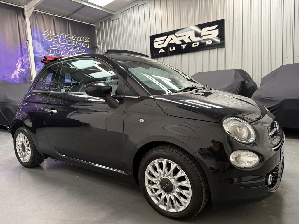 Fiat 500C 0.9 Twinair Lounge Convertible E Black