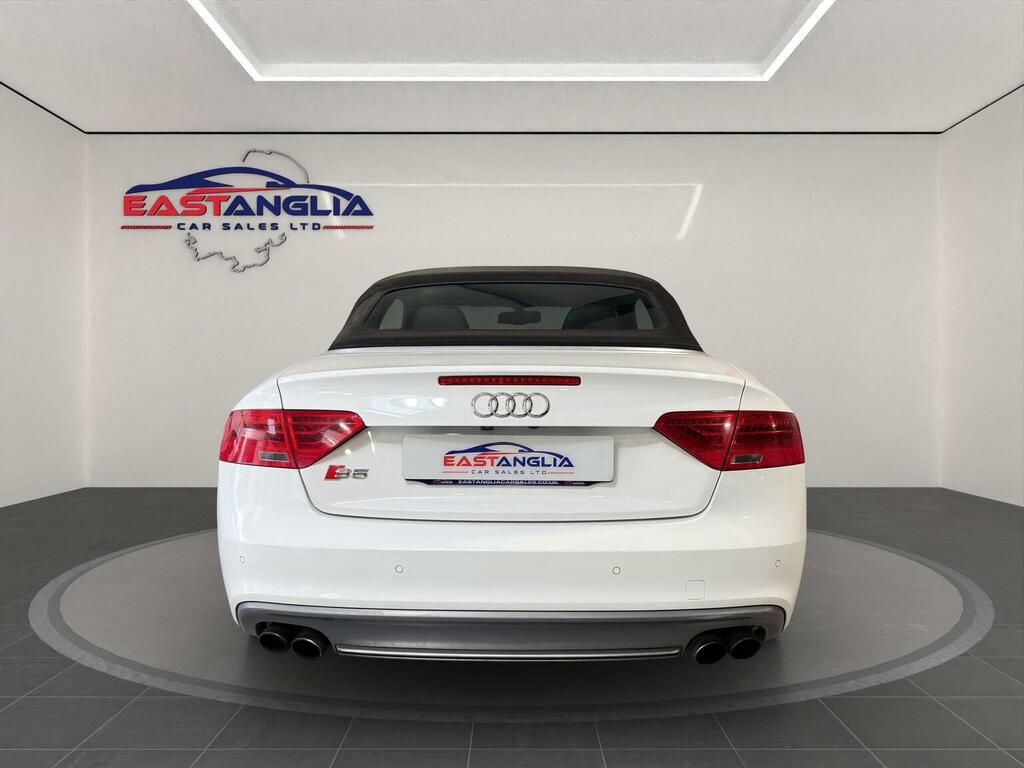 Audi S5 Convertible 3.0 Tfsi V6 Cabriolet S Tronic Quattro White #5