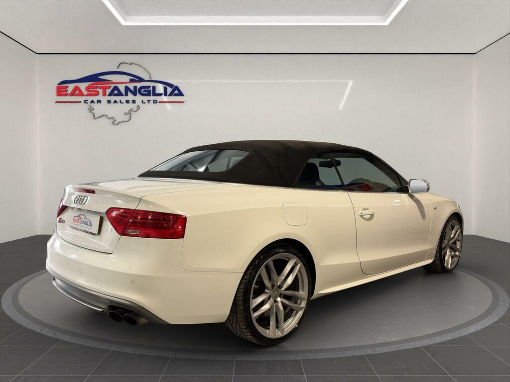 Audi S5 Convertible 3.0 Tfsi V6 Cabriolet S Tronic Quattro White #6