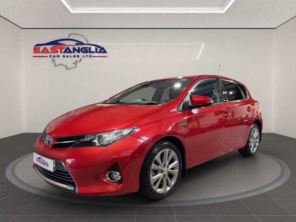Toyota Auris Hatchback 1.8 Vvt-h Excel Cvt Euro 5 Ss 20 Red