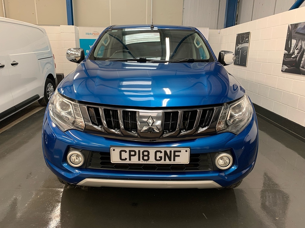 Mitsubishi L200 Di-d Dc Warrior U3146 Ulez CP18GNF Blue #2