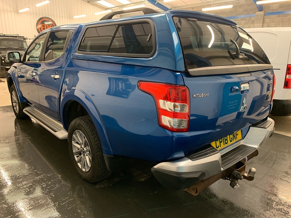 Mitsubishi L200 Di-d Dc Warrior U3146 Ulez CP18GNF Blue #6