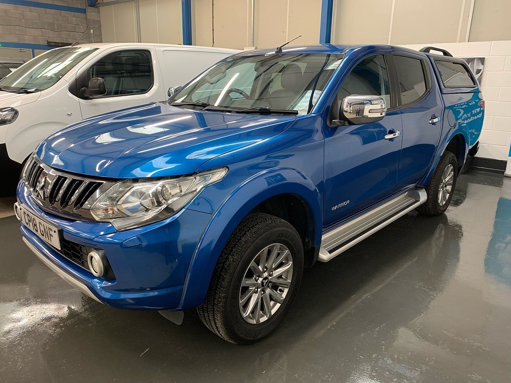 Mitsubishi L200 Di-d Dc Warrior U3146 Ulez CP18GNF Blue #3