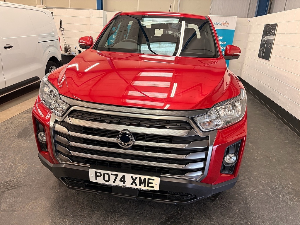 SsangYong Musso D Ex U3149 Ulez Red #2
