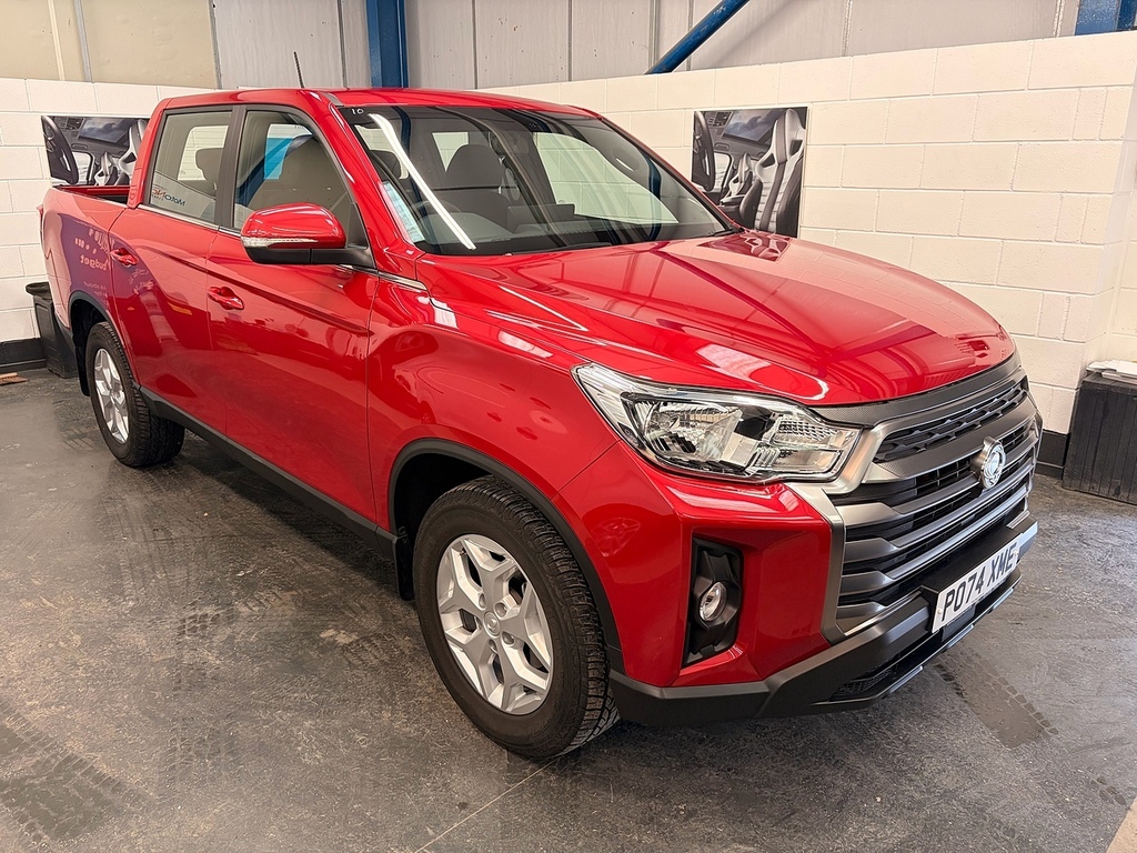SsangYong Musso D Ex U3149 Ulez Red