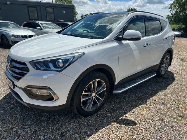 Hyundai Santa Fe 2.2 Crdi Blue Drive Premium Se Suv White #6