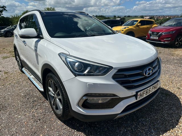 Hyundai Santa Fe 2.2 Crdi Blue Drive Premium Se Suv White #3