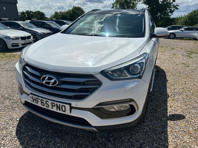 Hyundai Santa Fe 2.2 Crdi Blue Drive Premium Se Suv White #5