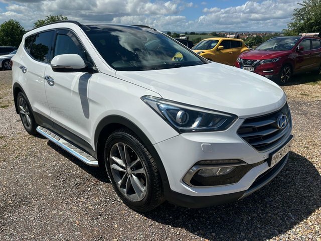 Hyundai Santa Fe 2.2 Crdi Blue Drive Premium Se Suv White #2