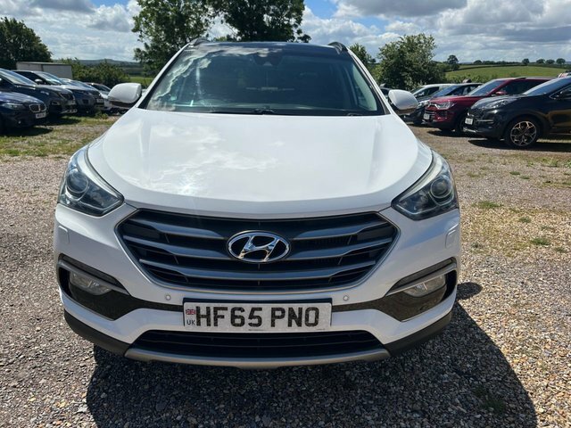 Hyundai Santa Fe 2.2 Crdi Blue Drive Premium Se Suv White #4