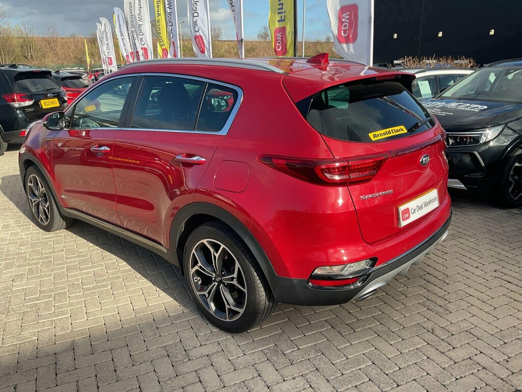 Kia Sportage 1.6 T-gdi Gt-line Dct Awd Euro 6 Ss Red #4