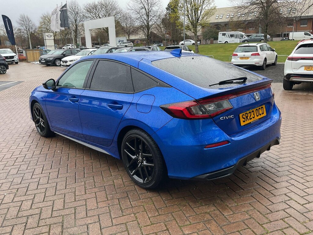 Honda Civic 2.0 H I-mmd Sport Ecvt Euro 6 Ss SR23OCD Blue #4