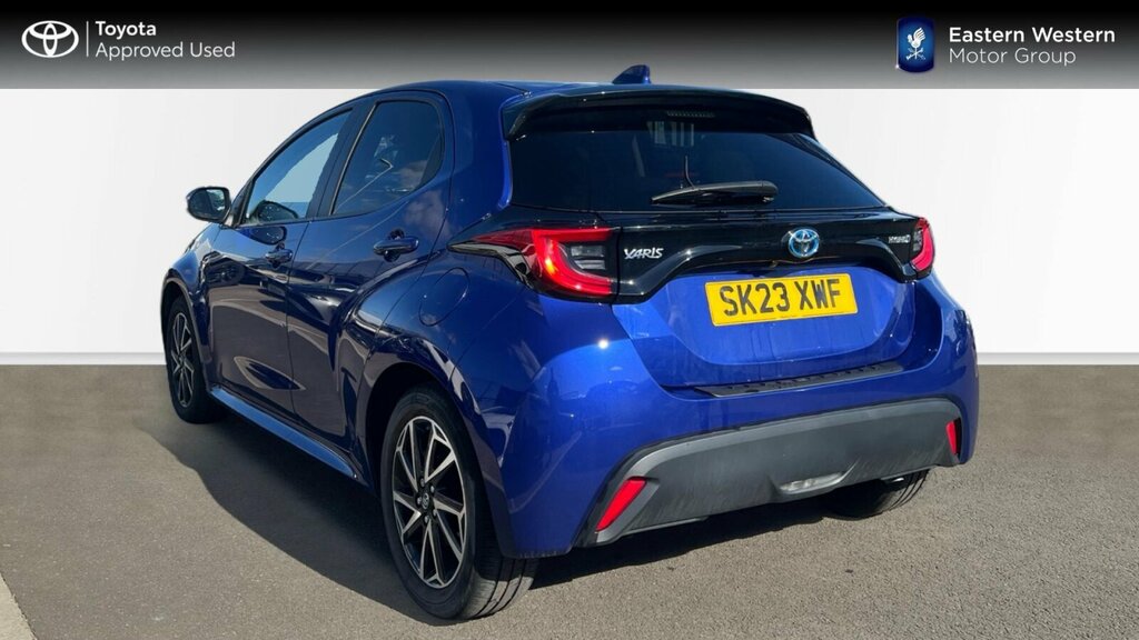 Toyota Yaris 1.5 Vvt-h Design E-cvt Euro 6 Ss SK23XWF Blue #4