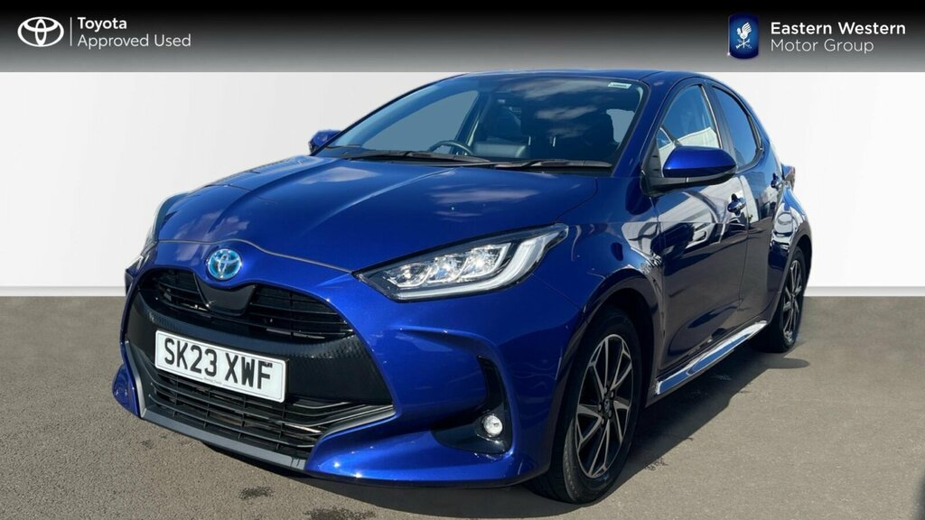 Toyota Yaris 1.5 Vvt-h Design E-cvt Euro 6 Ss SK23XWF Blue #3