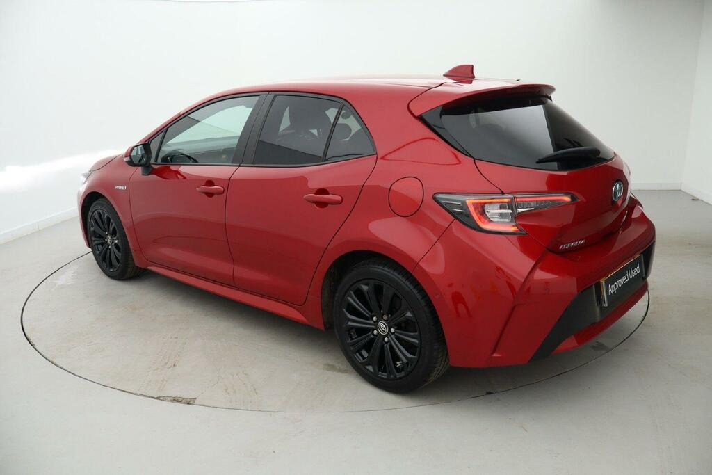 Toyota Corolla 1.8 Vvt-h Design Hatchback Hybrid Cvt E SO19FOF Red #4