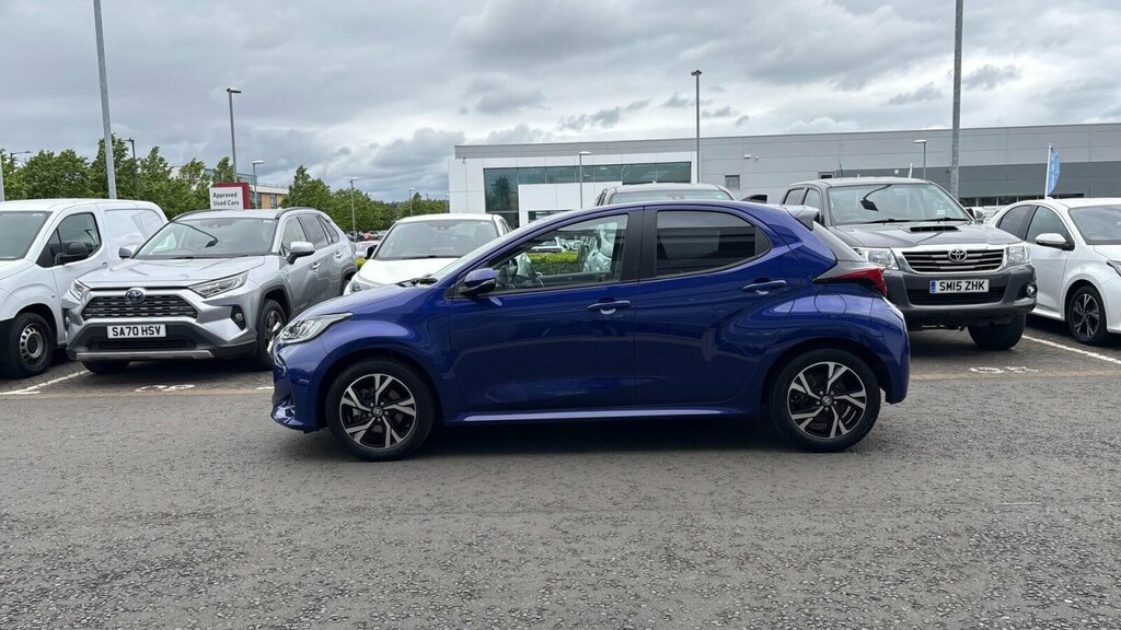 Toyota Yaris 1.5 Vvt-h Design E-cvt Euro 6 Ss SM25MVA Blue #5
