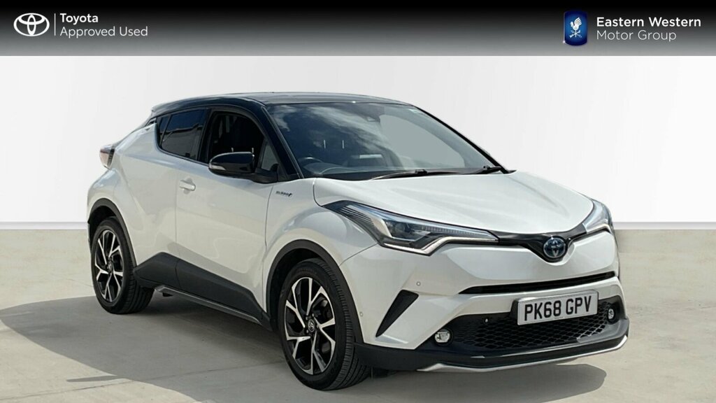 Toyota C-Hr 1.8 Vvt-h Dynamic Cvt Euro 6 Ss White