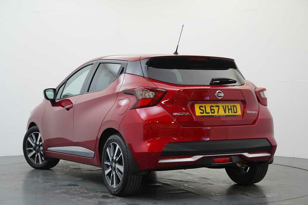 Nissan Micra 0.9 Ig-t 90 N-connecta With Sat Nav And Vibrant Ch Red #3
