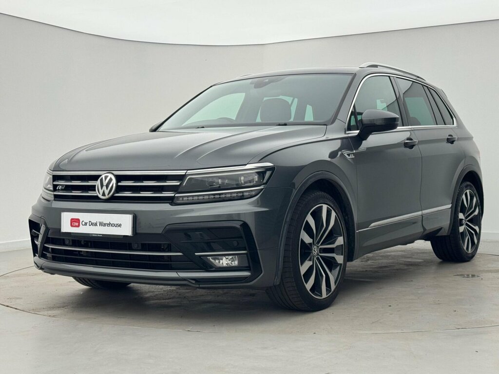 Volkswagen Tiguan 2.0 Tdi R-line 4Motion Euro 6 Ss DE68ULR Grey #3
