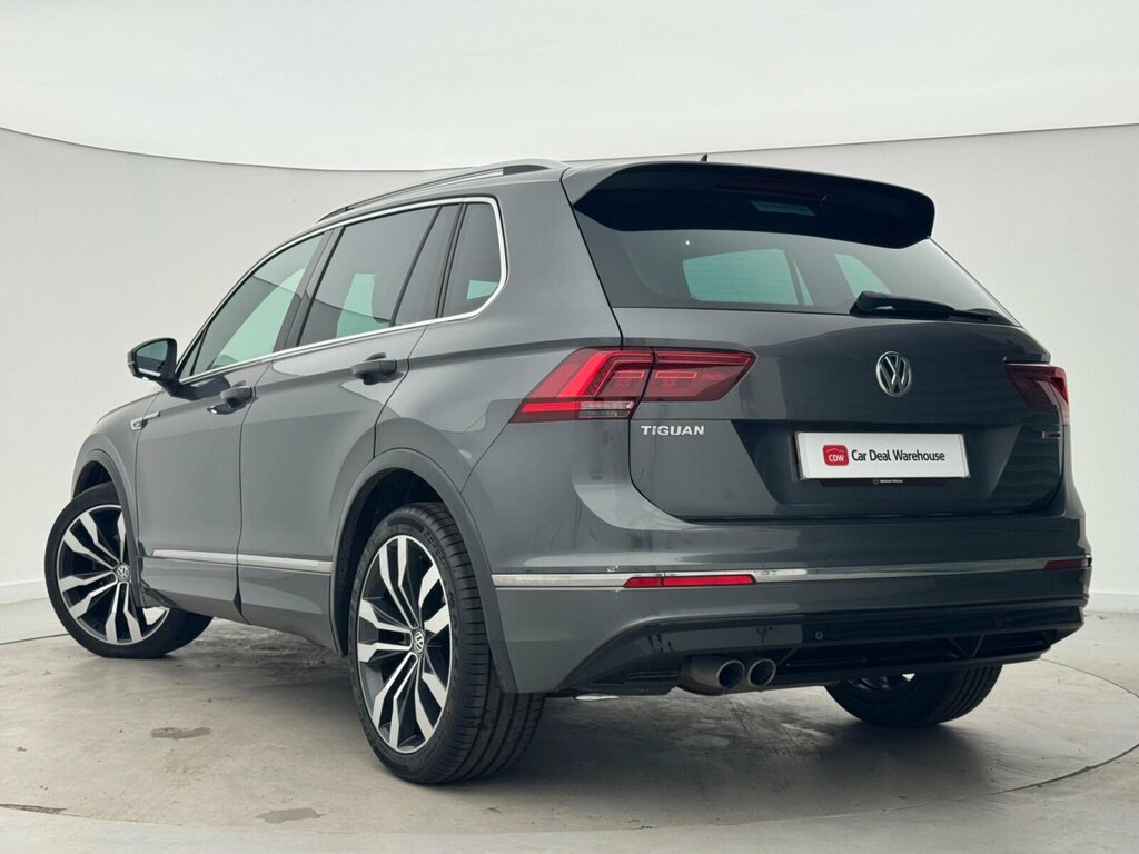 Volkswagen Tiguan 2.0 Tdi R-line 4Motion Euro 6 Ss DE68ULR Grey #4