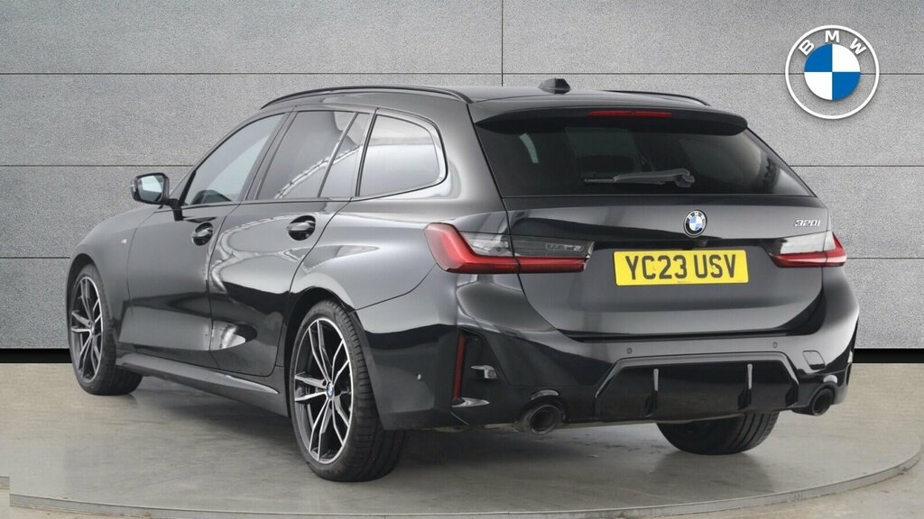 BMW 3 Series 320I M Sport Touring YC23USV Black #2