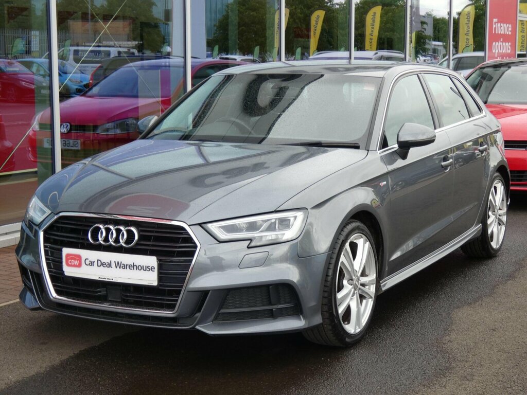 Audi A3 1.0 Tfsi 30 S Line Sportback Euro 6 Ss AJ19WYC Grey #6