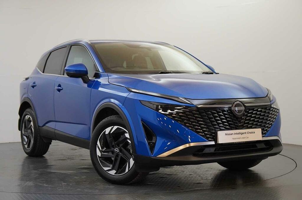 Nissan Qashqai 1.3 Dig-t Mh 140 N-connecta With Sat Nav And 360 V OV25GGU Blue