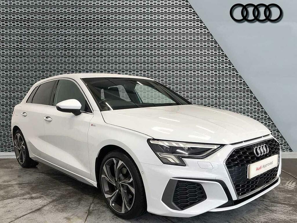 Audi A3 S Line 30 Tfsi 110 Ps S Tronic White