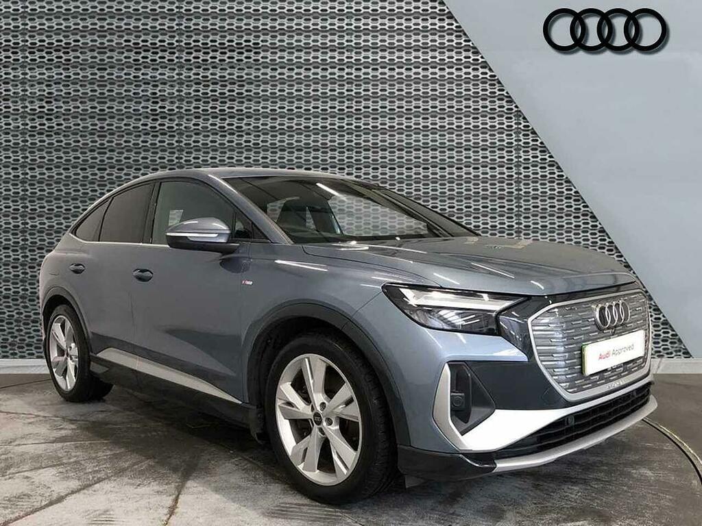 Audi Q4 E Tron Q4 Sportback S Line 50 E-tron Quattro 220,00 Kw Blue