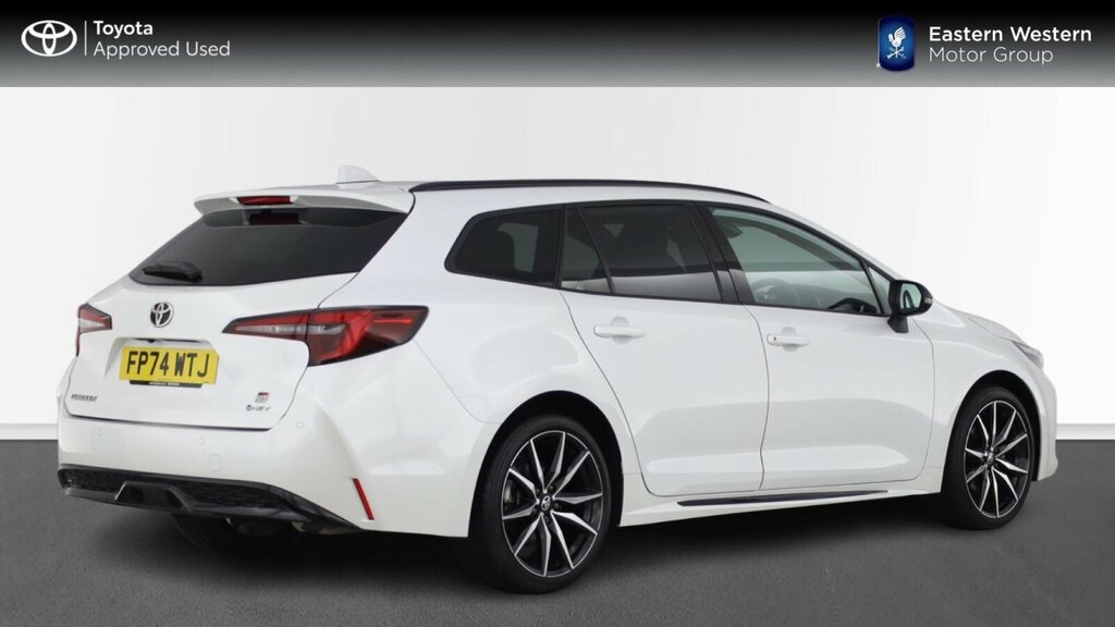 Toyota Corolla 1.8 Vvt-h Gr Sport Touring Sports Cvt Euro 6 Ss White #2