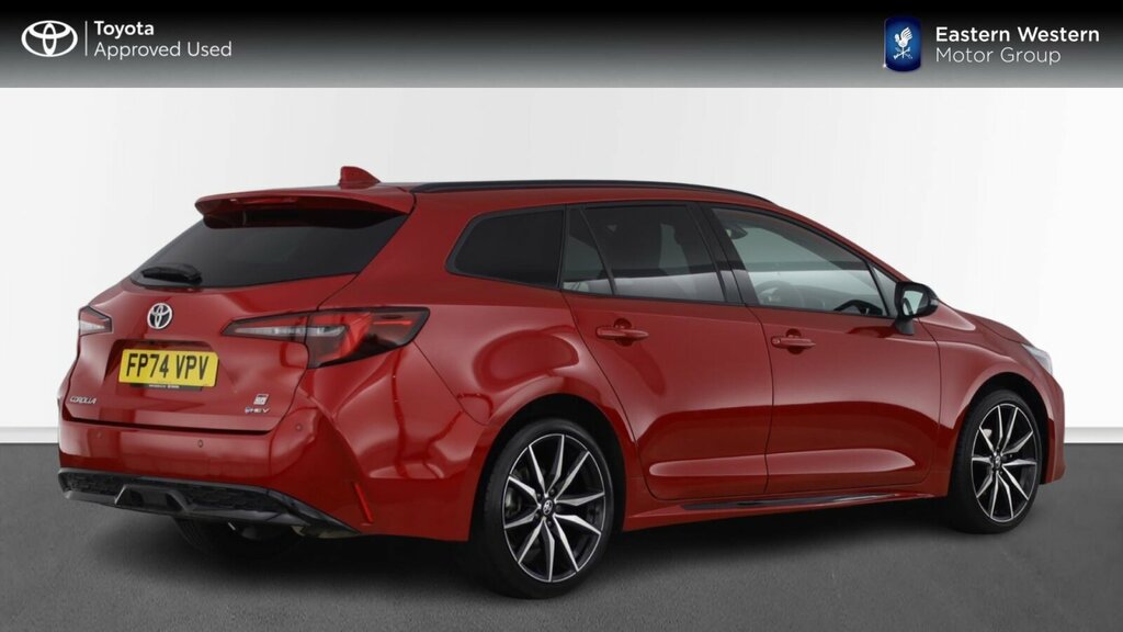 Toyota Corolla 1.8 Vvt-h Gr Sport Touring Sports Cvt Euro 6 Ss Red #2