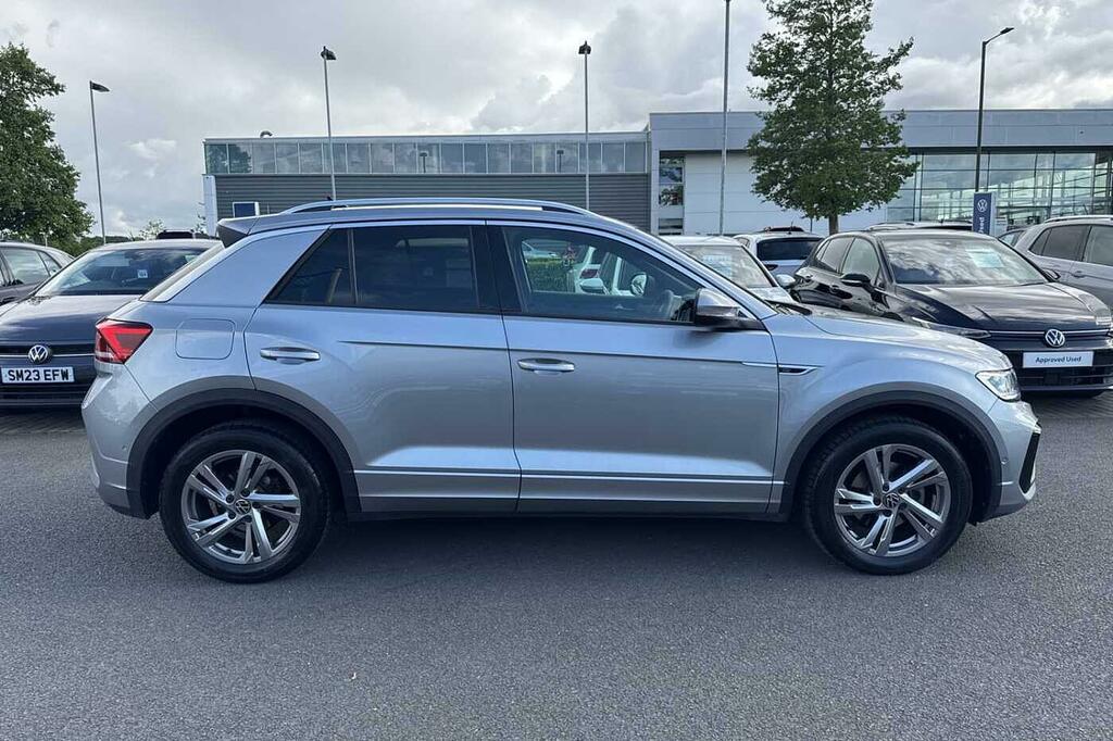 Volkswagen T-Roc 1.5 Tsi R-line Dsg Silver #4