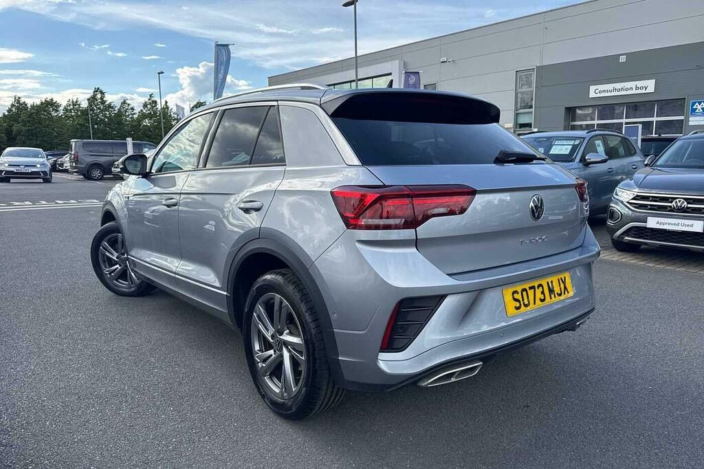 Volkswagen T-Roc 1.5 Tsi R-line Dsg Silver #3