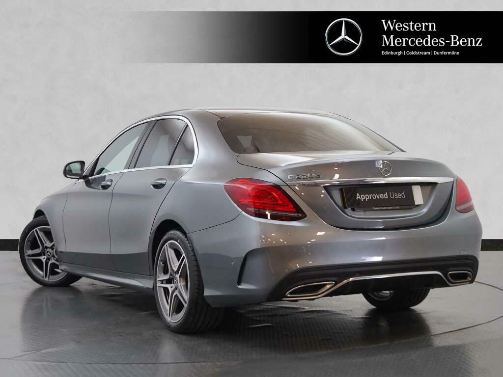 Mercedes-Benz C Class C 220 D Amg Line Premium SN21UXL Grey #2