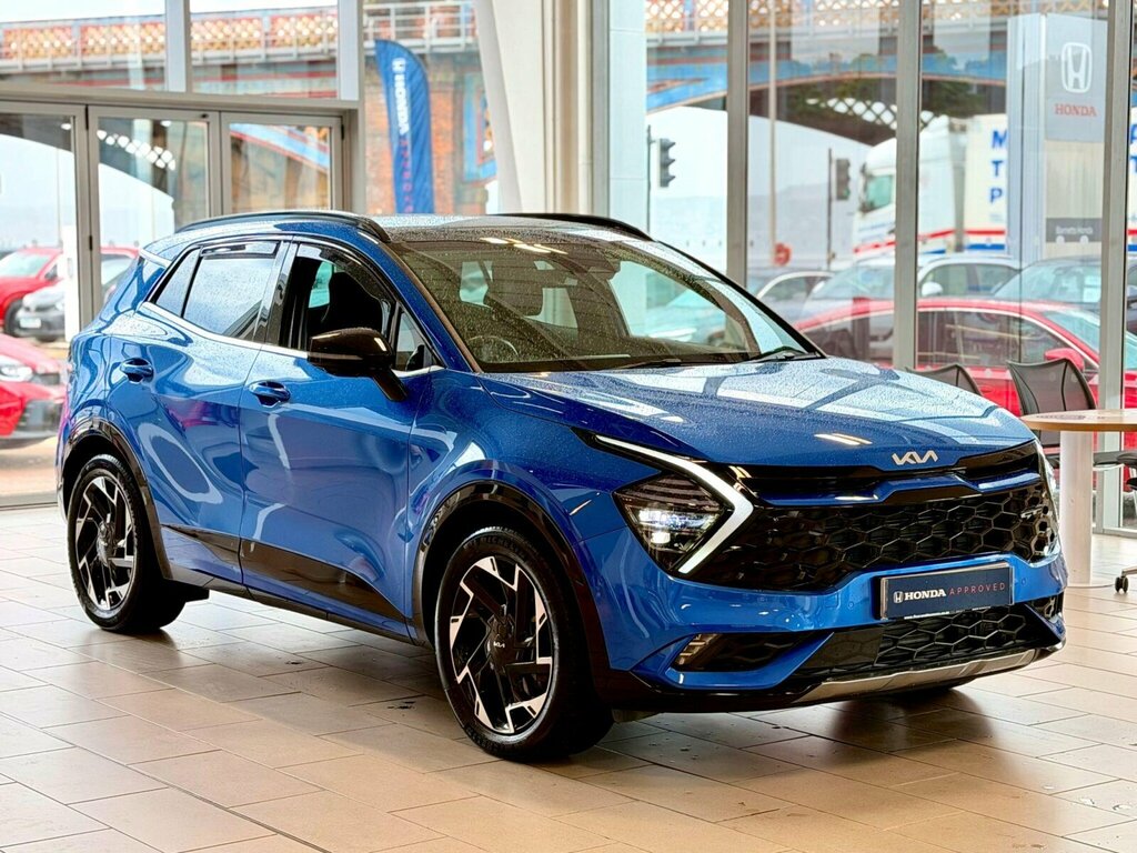 Kia Sportage 1.6 T-gdi 13.8Kwh Gt-line S Awd Euro 6 Ss Blue #2