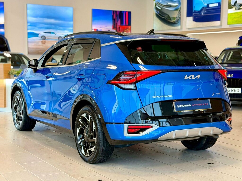 Kia Sportage 1.6 T-gdi 13.8Kwh Gt-line S Awd Euro 6 Ss Blue #3