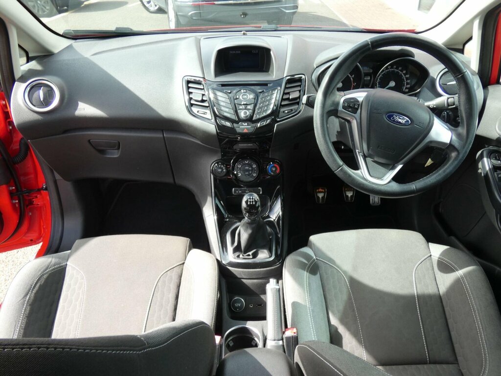 Ford Fiesta 1.0T Ecoboost Zetec S Euro 6 Ss NJ17FHO Red #4