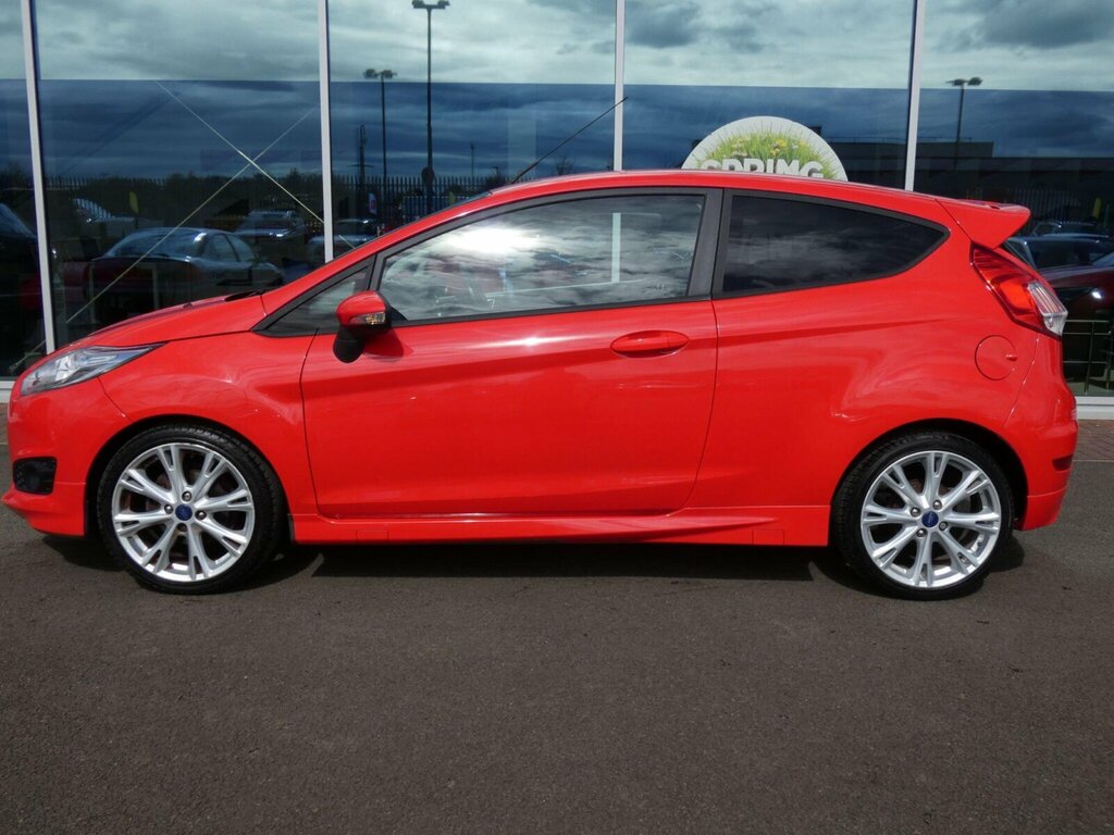 Ford Fiesta 1.0T Ecoboost Zetec S Euro 6 Ss NJ17FHO Red #5