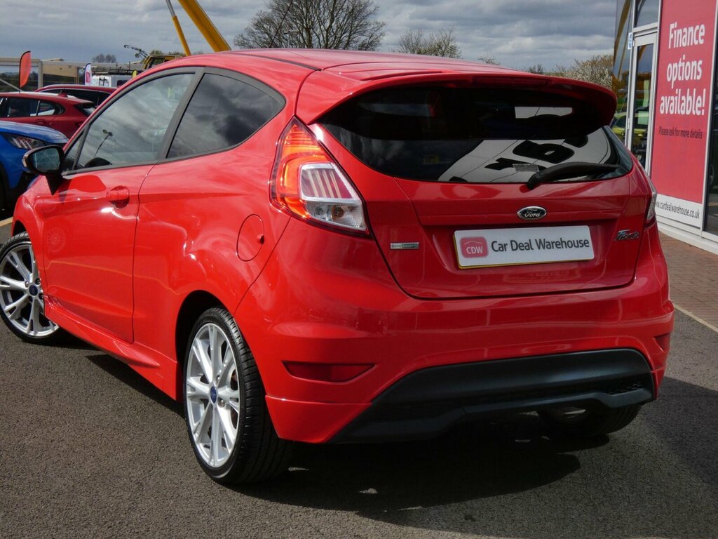 Ford Fiesta 1.0T Ecoboost Zetec S Euro 6 Ss NJ17FHO Red #3
