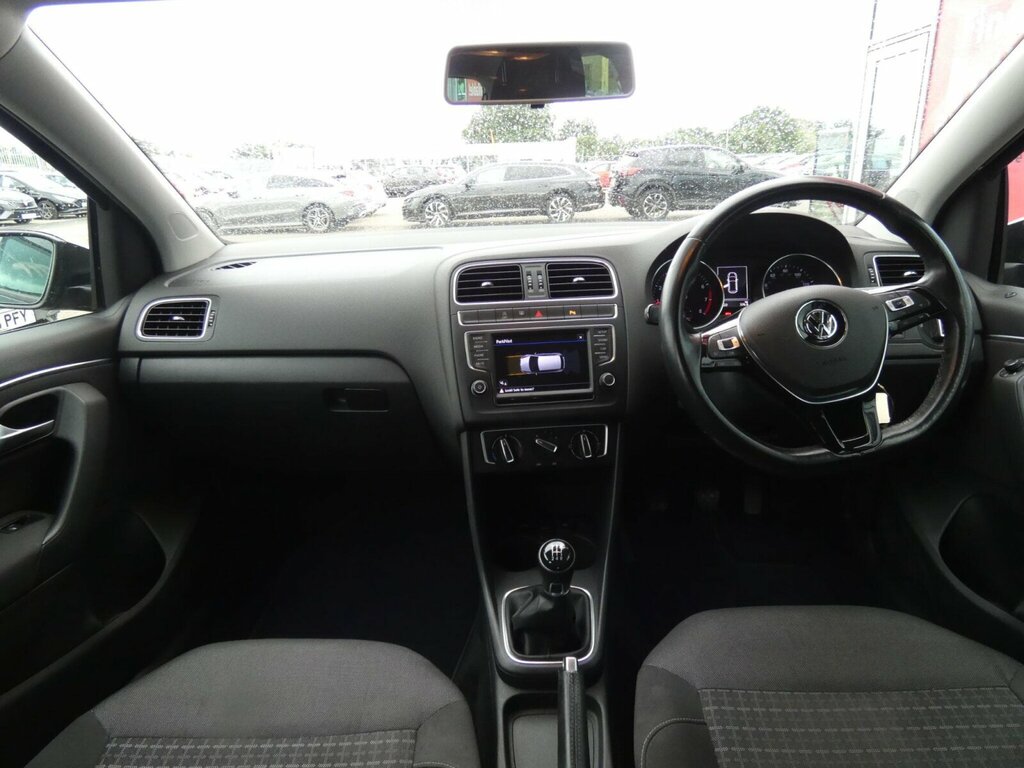 Volkswagen Polo 1.0 Bluemotion Tech Match Euro 6 Ss FG66XSZ Black #3