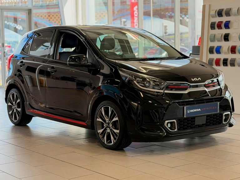 Kia Picanto 1.0 Dpi Gt-line Euro 6 Ss SC73TJY Black #2