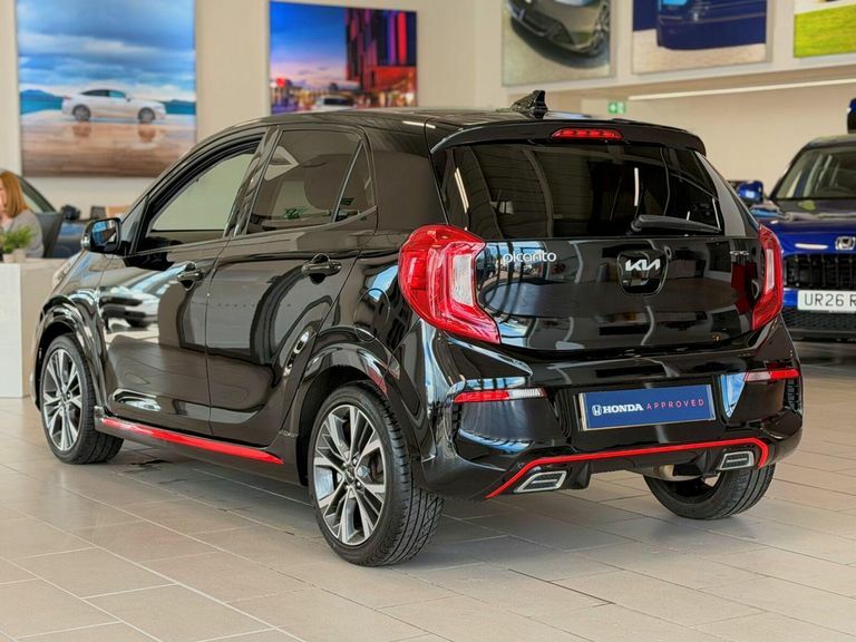 Kia Picanto 1.0 Dpi Gt-line Euro 6 Ss SC73TJY Black #4
